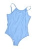 Grace Karin Solid Blue One Piece Swimsuit Size 14 - photo 1