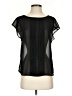 14th & Union 100% Polyester Black Short Sleeve Blouse Size S - photo 1