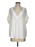 Pookie & Sebastian White Short Sleeve Blouse Size S - photo 1