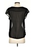 14th & Union 100% Polyester Black Short Sleeve Blouse Size S - photo 2