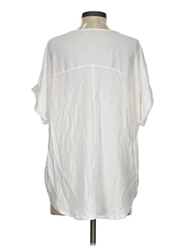 Pookie & Sebastian Short Sleeve Blouse (view 2)
