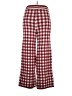 Happily Grey Checkered-gingham Red Casual Pants Size XL - photo 2