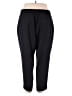J.Crew Factory Store 100% Polyester Solid Black Active Pants Size 18 - photo 2
