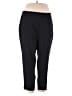 J.Crew Factory Store 100% Polyester Solid Black Active Pants Size 18 - photo 1