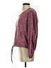 Zoe + Phoebe Burgundy Pullover Sweater Size S - photo 5