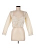 Sunday Best 100% Polyester Ivory 3/4 Sleeve Blouse Size 8 - photo 1