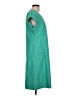 L.L.Bean Solid Teal Casual Dress Size L - photo 4
