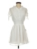 J for Justify 100% Polyester White Casual Dress Size S - photo 1