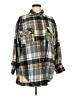BKE 100% Polyester Plaid Gray Coat Size M - photo 1