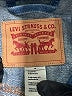 Levi's 100% Cotton Blue Denim Jacket Size M - photo 6