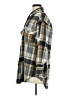 BKE 100% Polyester Plaid Gray Coat Size M - photo 5