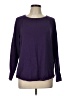 Karen Scott 100% Cotton Purple Pullover Sweater Size L - photo 1