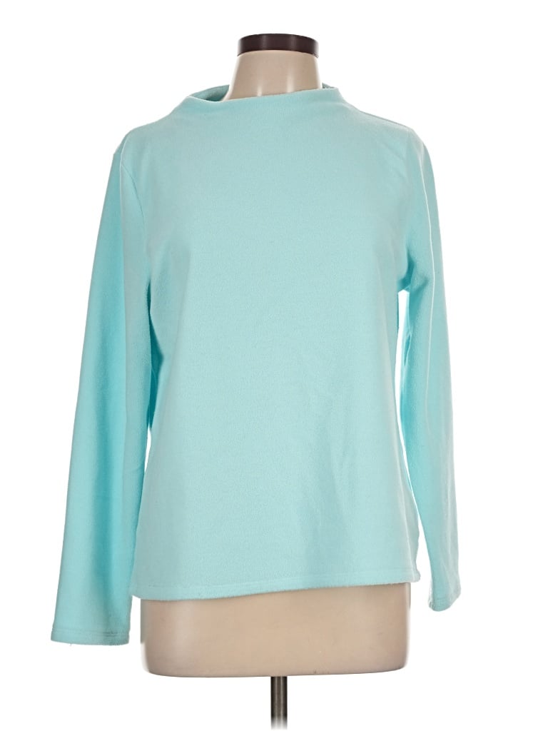 Pre-owned Talbots Fleece Jacket In Teal