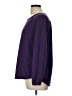 Karen Scott 100% Cotton Purple Pullover Sweater Size L - photo 5