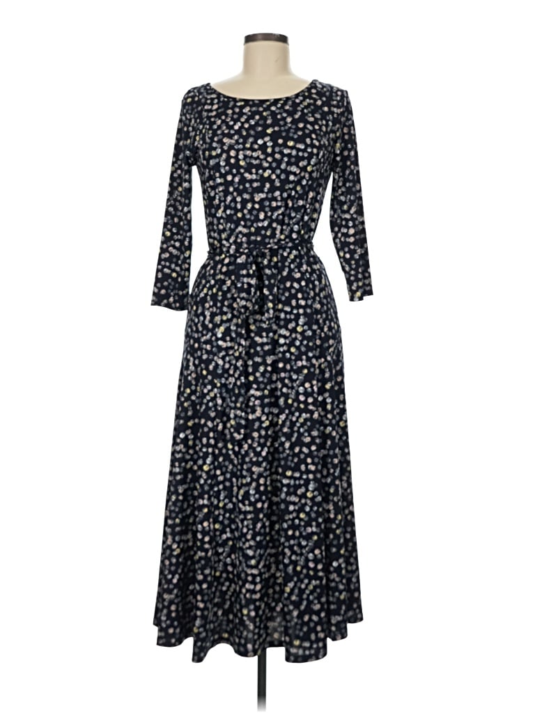 Pre-owned Nina Leonard Casual Dress In Blue