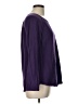 Karen Scott 100% Cotton Purple Pullover Sweater Size L - photo 4