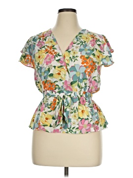 Sweet Rain Short Sleeve Blouse