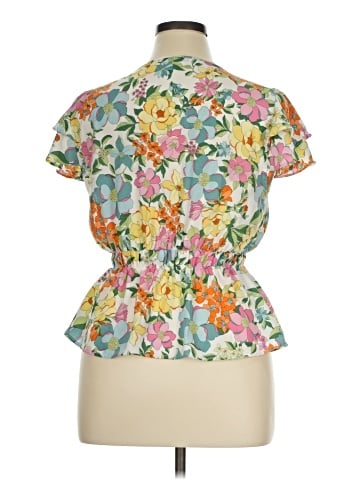 Sweet Rain Short Sleeve Blouse (view 2)