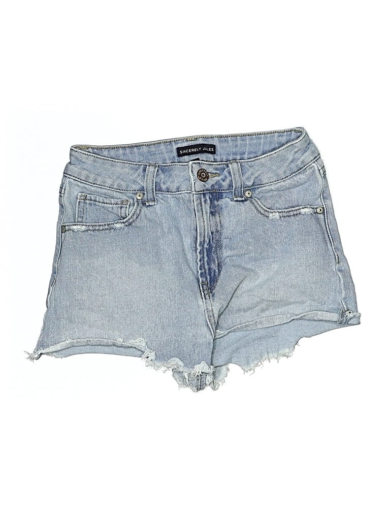 Pre-owned Sincerely Jules Denim Shorts In Blue