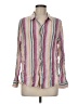 Rails Stripes Pink Long Sleeve Blouse Size M - photo 1