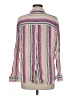 Rails Stripes Pink Long Sleeve Blouse Size M - photo 2