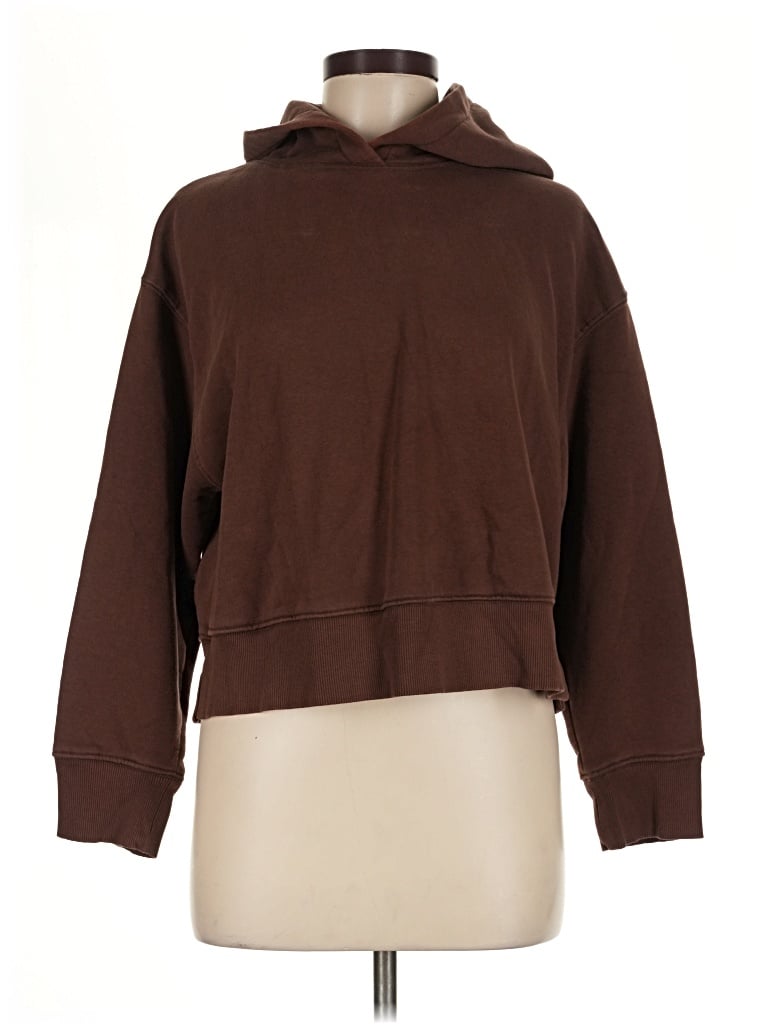 Pre-owned Zara Sweatshirt In Brown