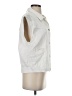 Elan 100% Cotton White Denim Vest Size S - photo 4