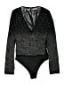 San Joy 100% Nylon Black Bodysuit Size L - photo 1