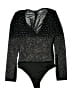 San Joy 100% Nylon Black Bodysuit Size L - photo 2