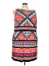 Eliza J Graphic Orange Cocktail Dress Size 22w - photo 1