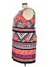 Eliza J Graphic Orange Cocktail Dress Size 22w - photo 5
