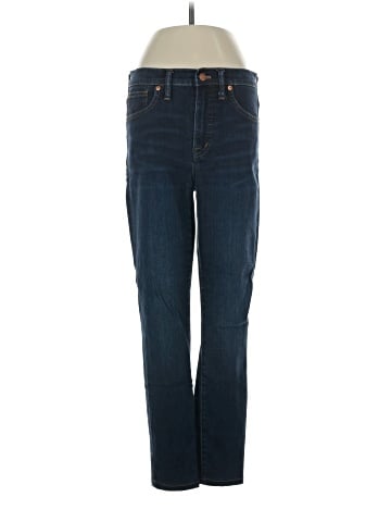 Madewell 9" Mid-Rise Skinny Jeans in Larkspur Wash: TENCEL&trade; Denim Edition (view 1)