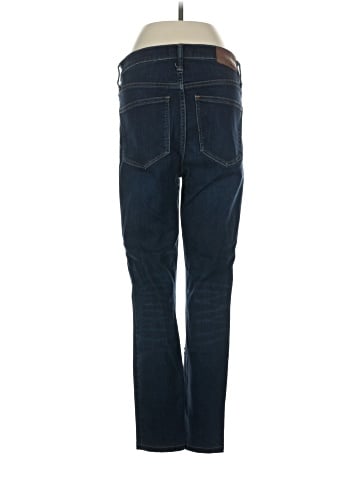 Madewell 9" Mid-Rise Skinny Jeans in Larkspur Wash: TENCEL&trade; Denim Edition (view 2)