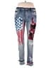 Assorted Brands Graphic Blue Jeans One size - photo 1