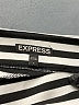 Express Stripes Black Casual Skirt Size 6 - photo 4