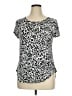 Alfani Black Short Sleeve Top Size XL - photo 1