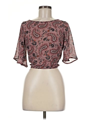 Don't Ask Why Short Sleeve Blouse (view 1)