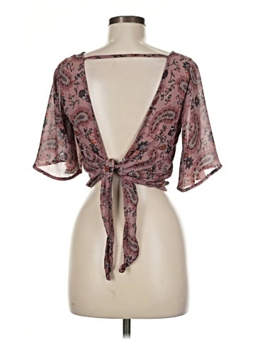 Don't Ask Why Short Sleeve Blouse (view 2)