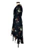 Calvin Klein 100% Polyester Floral Black Cocktail Dress Size 2 - photo 5