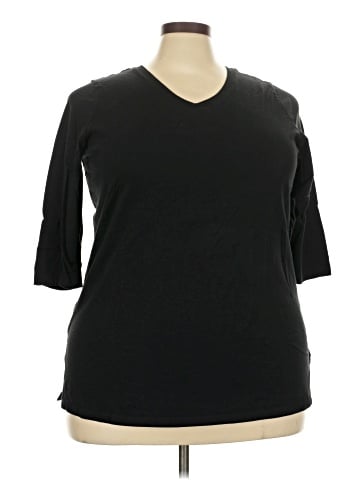 Woman Within 3/4 Sleeve T-Shirt (view 1)