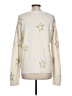 Caslon Stars Ivory Pullover Sweater Size L - photo 2