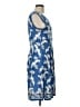 Max Studio Paisley Blue Cocktail Dress Size L - photo 4