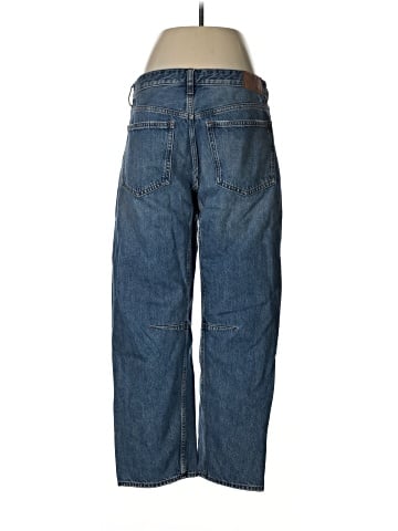 Madewell The Darted Barrel-Leg Jean in Irmo Wash (view 2)