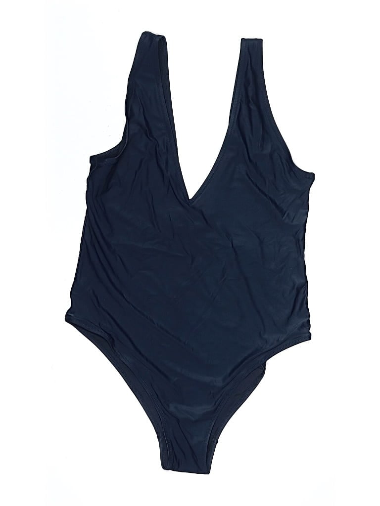 Pre-owned H&m One Piece Swimsuit In Blue