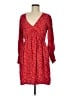 Gap 100% Rayon Hearts Red Casual Dress Size M - photo 1