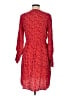 Gap 100% Rayon Hearts Red Casual Dress Size M - photo 2