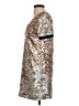 1.State 100% Polyester Metallic Silver Casual Dress Size XS - photo 5