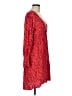 Gap 100% Rayon Hearts Red Casual Dress Size M - photo 4