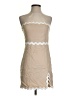 Edit By Nine Chevron-herringbone Tan Cocktail Dress Size S - photo 1