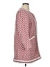 Zara Basic 100% Polyester Print Red Blazer Size XL - photo 4